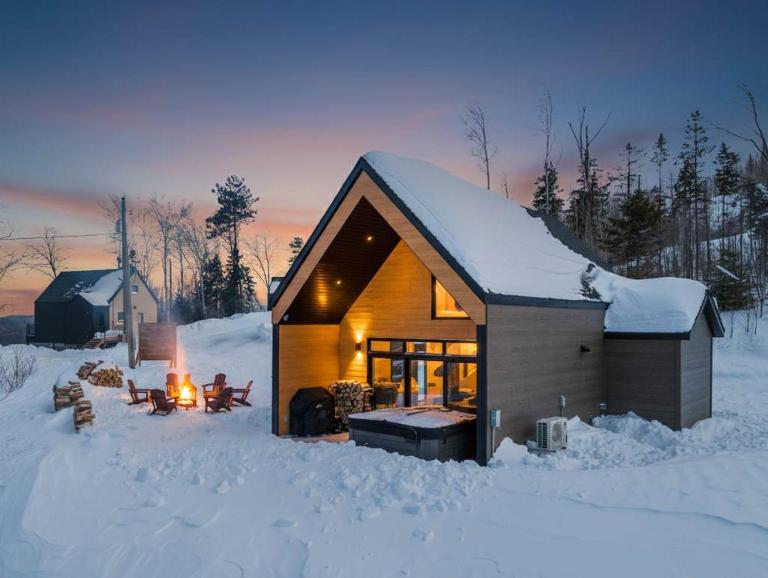 Spa and Mountain - Chalet OslO42 - Bed and Breakfast Sainte-Côme
