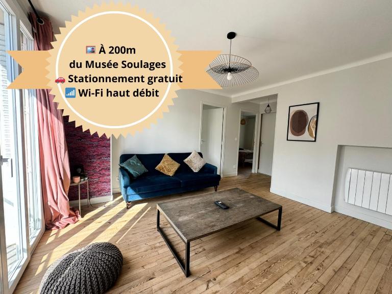 Le 122 - Parking - Ferienwohnung Rodez