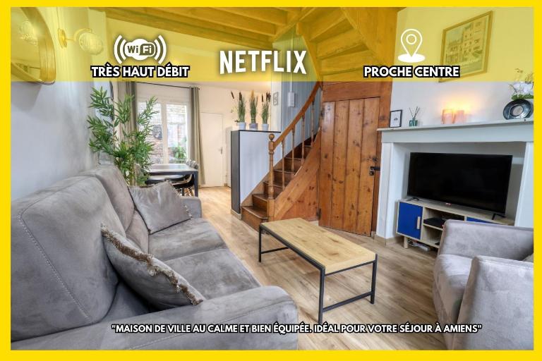 Le Triplex Confort I Parking gratuit I Centre Amiens - B&B Amiens