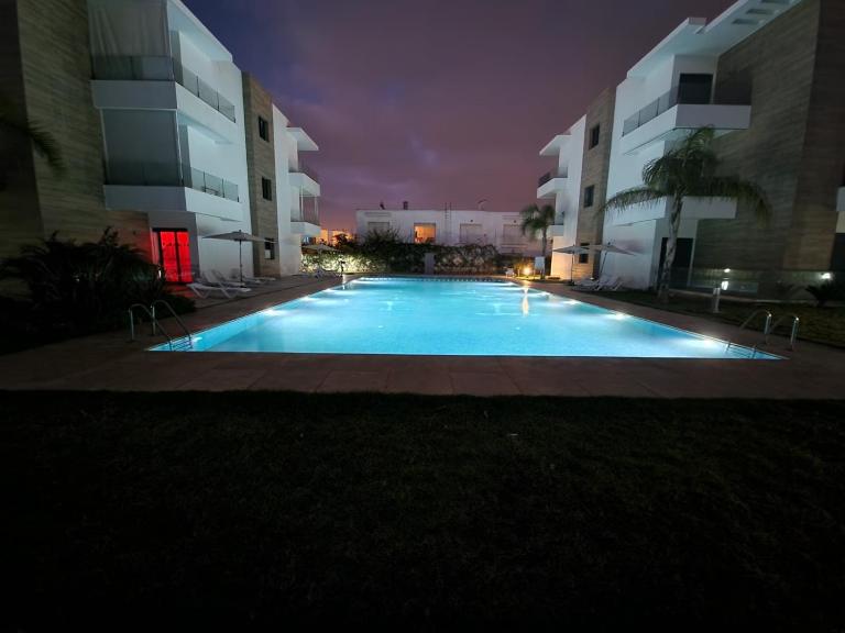 Chez AGM - Appartement vue piscine - Residence Skhirat Beach2 - Bed and Breakfast Skhirate