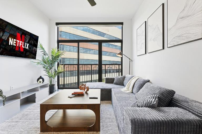 Upscale Penthouse Pool, Gym and Garage - B&B Houston