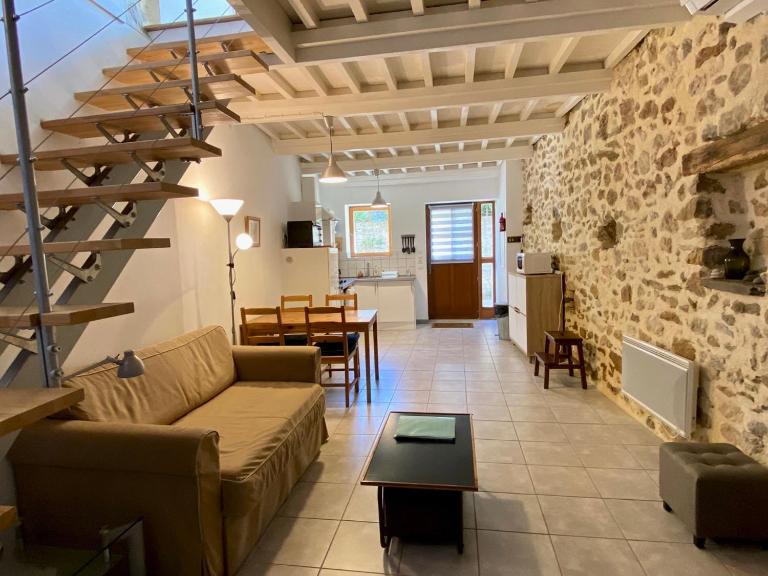 Gite La Grange, climatisée, vue sur le château de Peyrepertuse - Ferienwohnung Rouffiac-des-Corbières