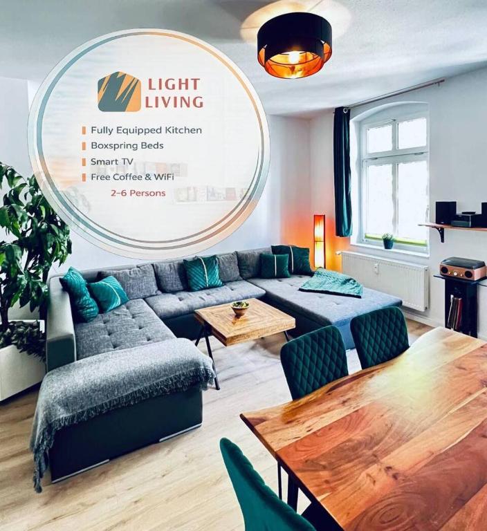 CASA COZY - 3-Zi-Whg - Nahe Uniklinik & Zentrum - Küche, SmartTV, Homeoffice - B&B Magdeburgo