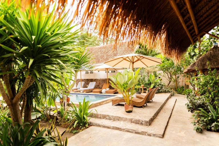 Buena Vibra Bungalows with Quiet Garden - B&B Gili Air