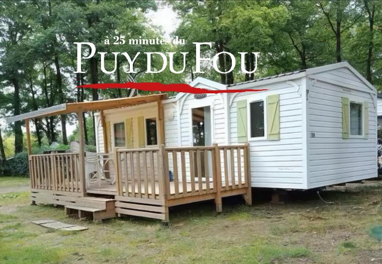 Mobil home Clim+ Confort PUY du FOU 2Chb / 5Pers - B&B La Boissière-de-Montaigu