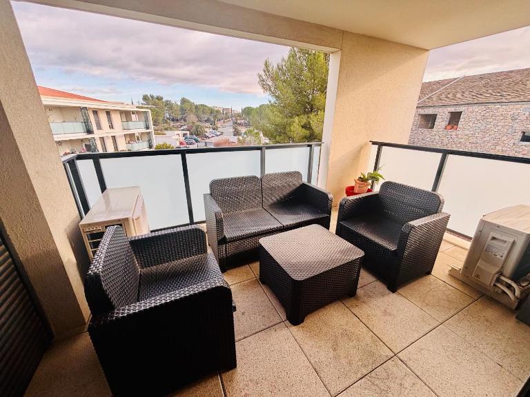 L'héliade, Parking, Terrasse, AC - Ferienwohnung Le Crès