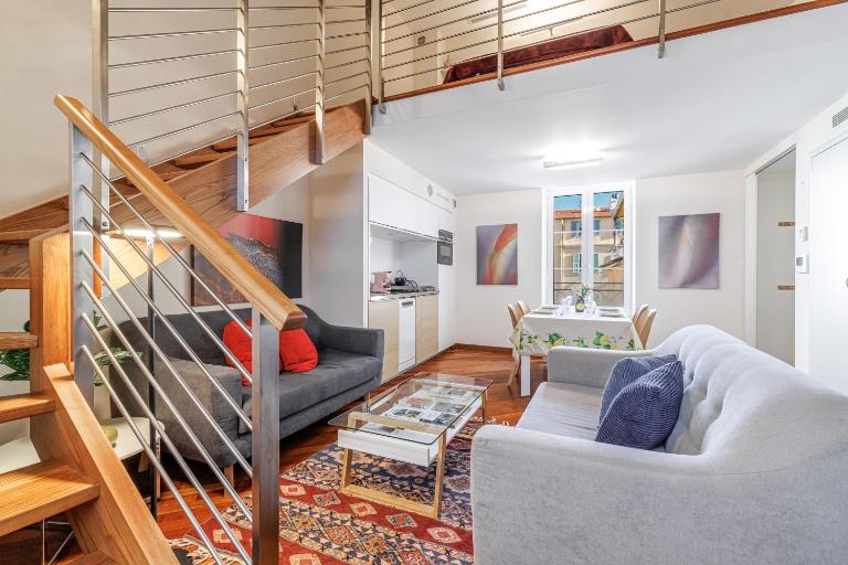 Rose 2 duplex-clim-plage - B&B Menton