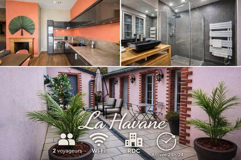 Jolie Maison La Havane avec terrasse plein sud - B&B Vichy