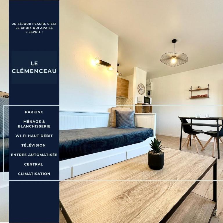 Le Clémenceau - Parking Privé - Fibre & Clim - Chambres d'hôtes Mont-de-Marsan