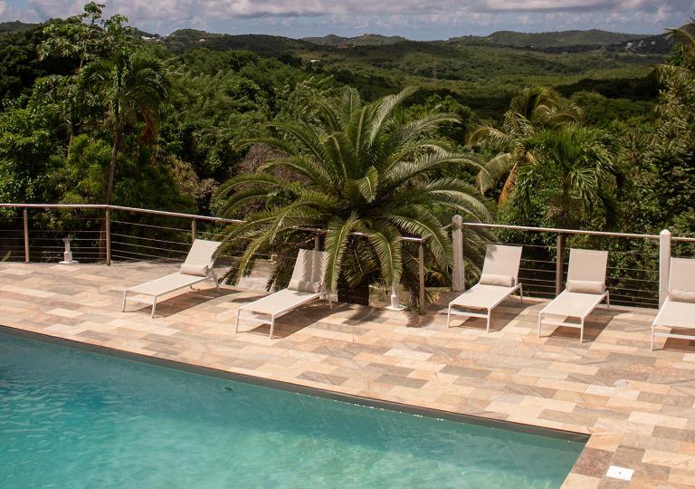 Villa Caryota, Panorama Montagnes & Piscine 9m - B&B Le Marin
