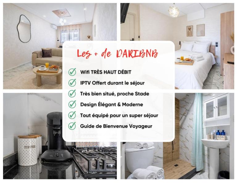 LE ALIA I Parking Free I 10 Min Aéroport I Family Only I DARIBNB - B&B Tangier