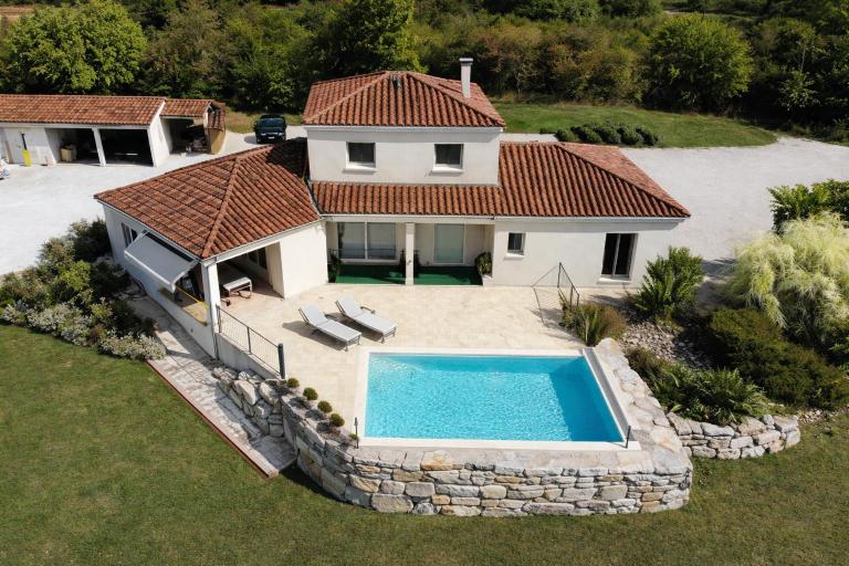 Gite La Villa des Falaises du Lot - B&B Tour-de-Faure