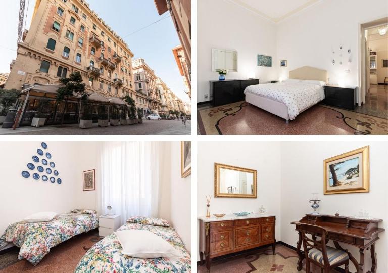 Elegante Appartamento nel cuore della Città - Self Check-in e Aria Condizionata - Chambres d'hôtes Gênes
