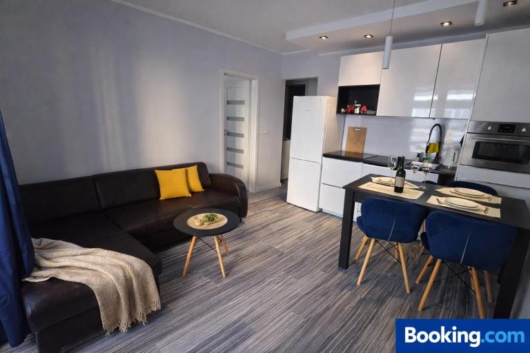 Apartament z kuchnią dla 4 osób w centrum Bydgoszczy - Chambres d'hôtes Bydgoszcz
