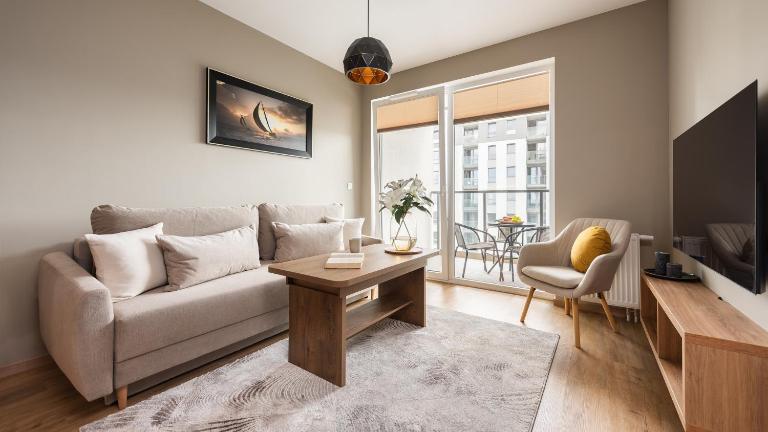 Flatbook - Seaside Apartments Nowa Letnica with a Rooftop Gym & Viewing Terrace - Ferienwohnung Danzig