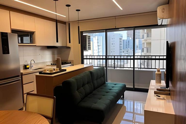 2Q St Bueno Ar, Office, Vaga, Cozinha, Lavadora - B&B Goiânia