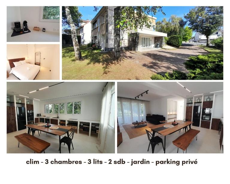 Superbe maison 3 chb-clim-jardin - Chambres d'hôtes Châteauroux
