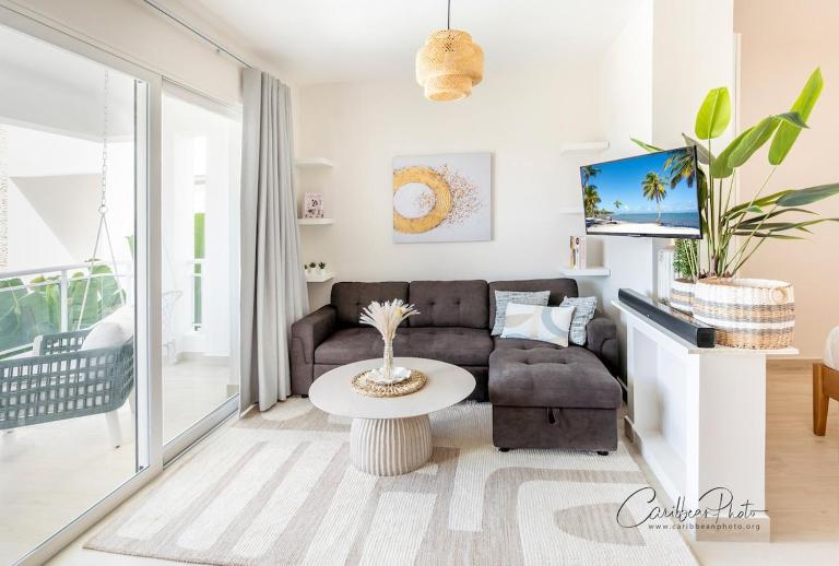 Coral Azul 301 Modern Caribbean Stay in Dominicus - B&B La Laguna