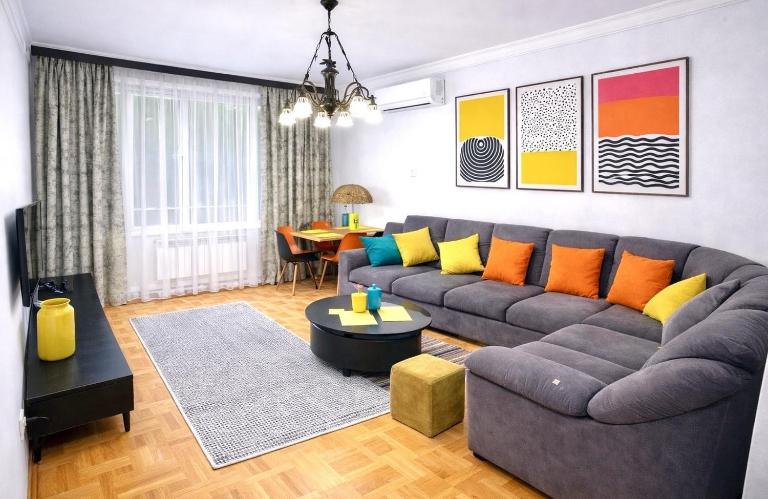Cosy One bedroom Apartment near Opera, Tumanyan & Pushkin streets, by Zoravor church, Self Check In, City Centre, Yerevan - B&B Jerevan