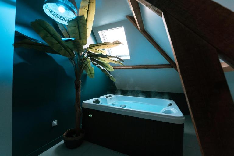 GJ Holiday Escapes - Suite maison Ralph - étage indépendant avec jacuzzi - B&B Colembert
