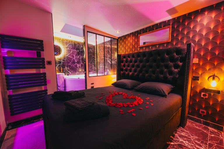 Love room, sauna et jacuzzi - Ferienwohnung Broglie
