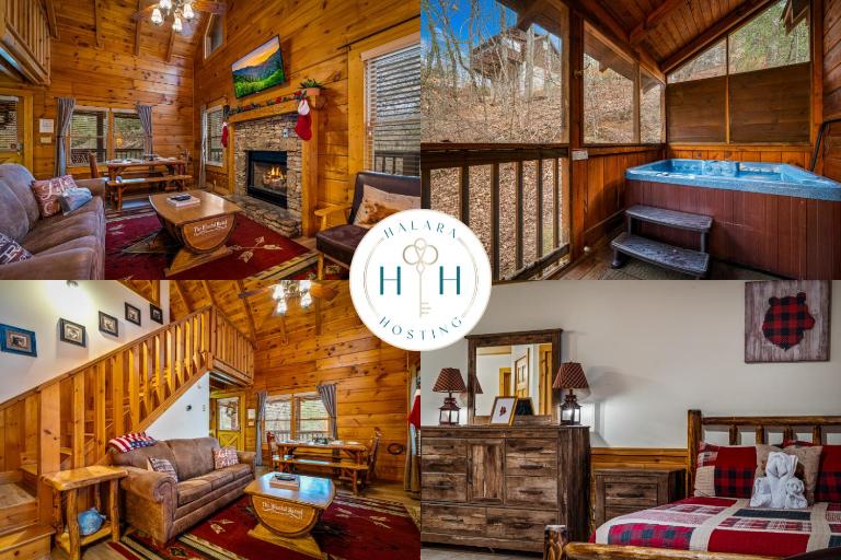Smoky Cabin with Hot Tub, Arcade & Mtn Views - B&B Pigeon Forge