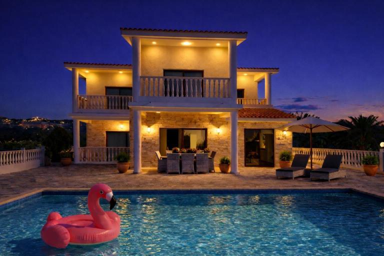 Villa Marianna I - Spacious Sea View Villa with Private Pool - Sea Caves - Ferienwohnung Pégeia