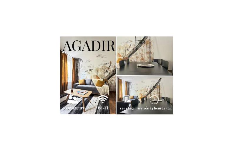 Bel appartement Agadir pour 6 personnes - B&B Vichy