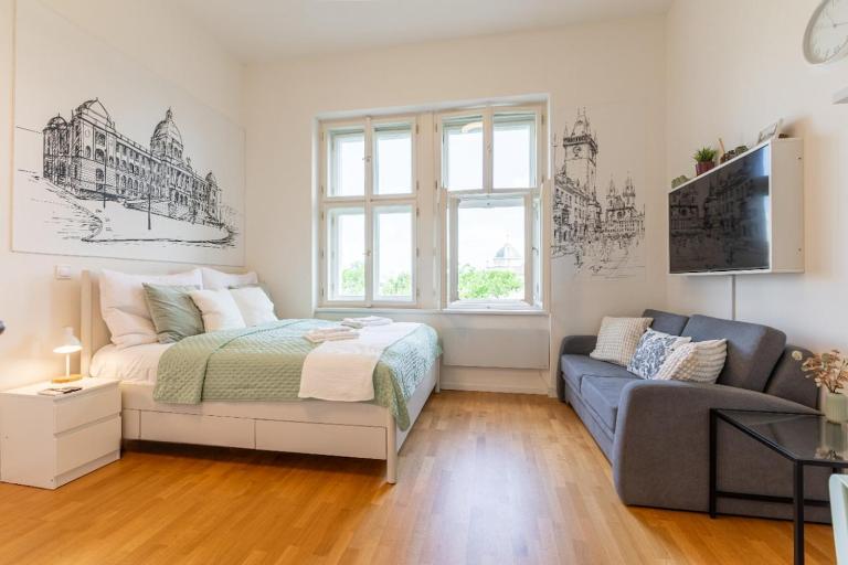 Newly renovated apartment next to the National Museum - B&B Prague