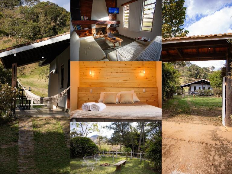 White cabin - Casa de Campo em Gonçalves - MG - Chambres d'hôtes Gonçalves