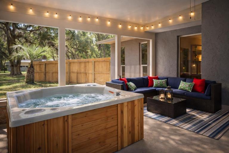 Crystal River Oaks Retreat Near Springs and Fishing with Boat RV Parking Hot Tub & Game Room - B&B Crystal River