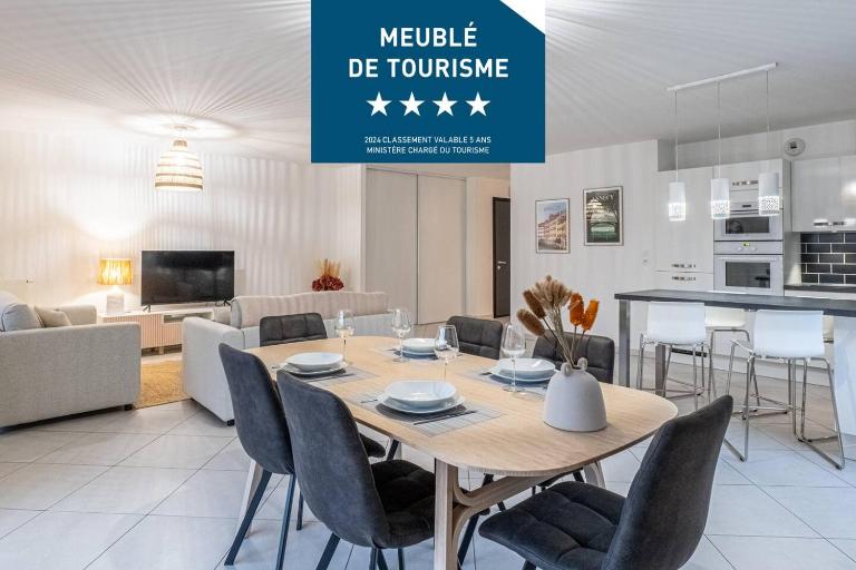 La canopée d'Annecy - spacieux T3 situé à l'entrée de la vieille ville avec garage et grande terasse - Ferienwohnung Annecy