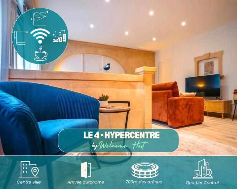 Le Bijoux de Nîmes, Charmant T2 centre - Ferienwohnung Nîmes