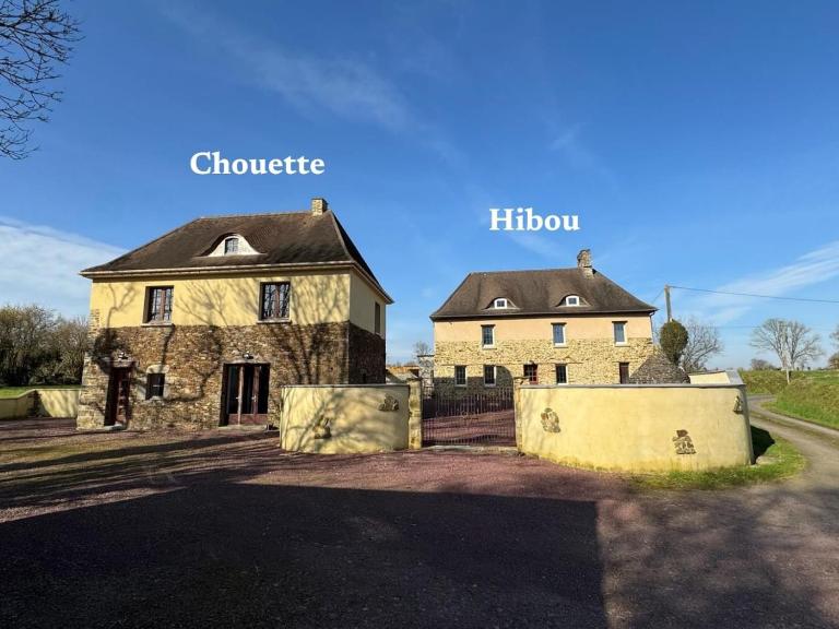 La Clef Decamp Chouette & Hibou 30 pers 2 gîtes jacuzzi, billard - Chambres d'hôtes Quibou