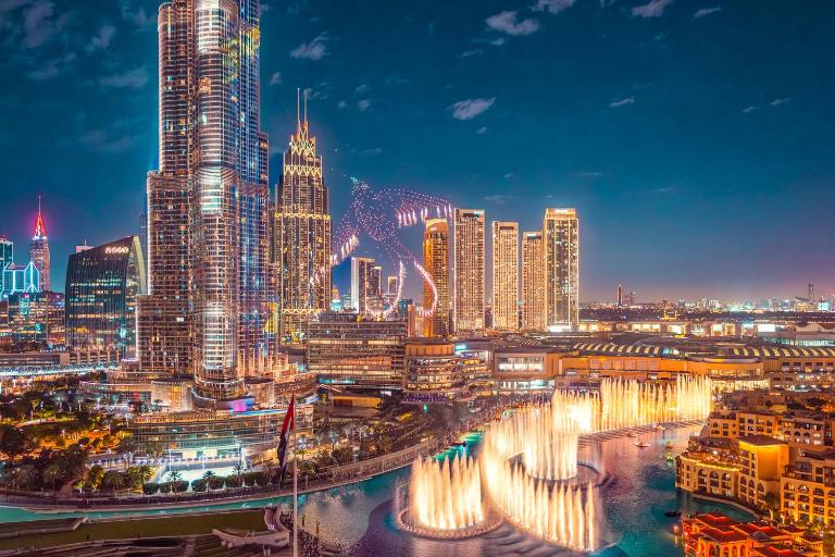 Elite Royal Apartment - Full Burj Khalifa & Fountain View - King - B&B Dubai