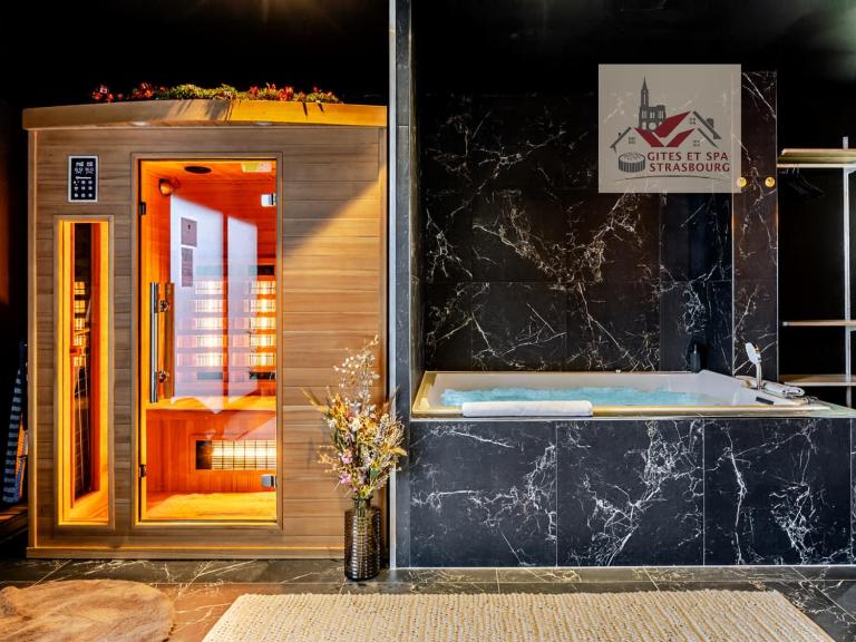 Refuge des Amoureux-Jacuzzi Sauna-Strasbourg 15mn - B&B Truchtersheim