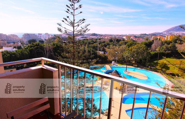 519 Jupiter Estudio - Apartamento con vista al mar, la piscina y las montañas - B&B Benalmádena
