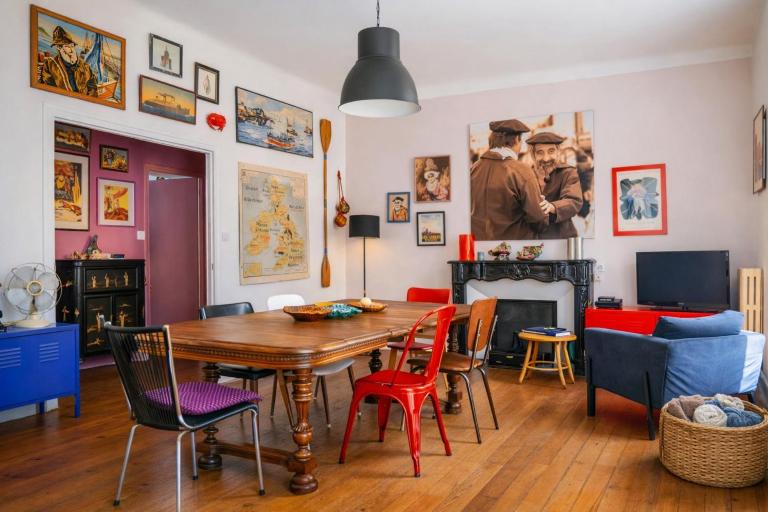 Superbe appartement décoration atypique et colorée - 5 personnes - B&B Les Sables-d'Olonne