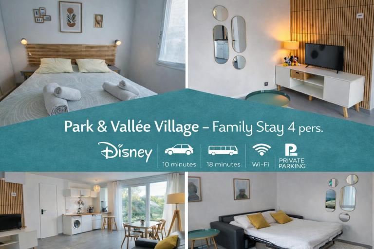 Disney & Family Shopping, 10 minutes Disneyland! - Ferienwohnung Serris