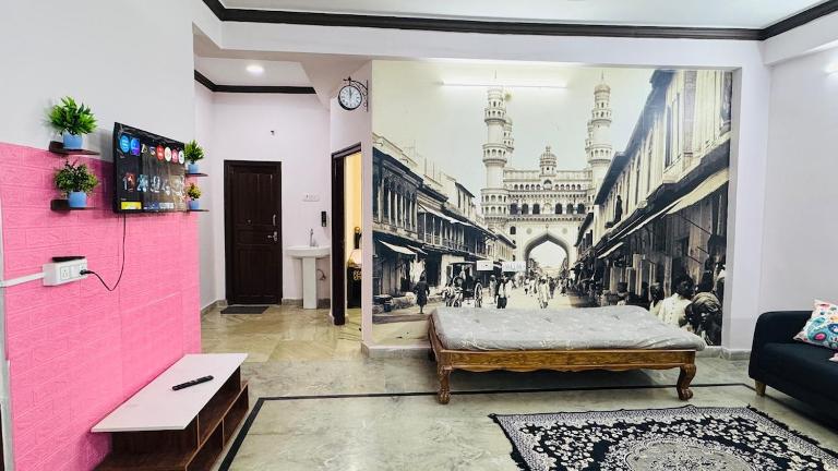 Spacious 2BHK for Families Kitchen Parking - Ferienwohnung Hyderabad