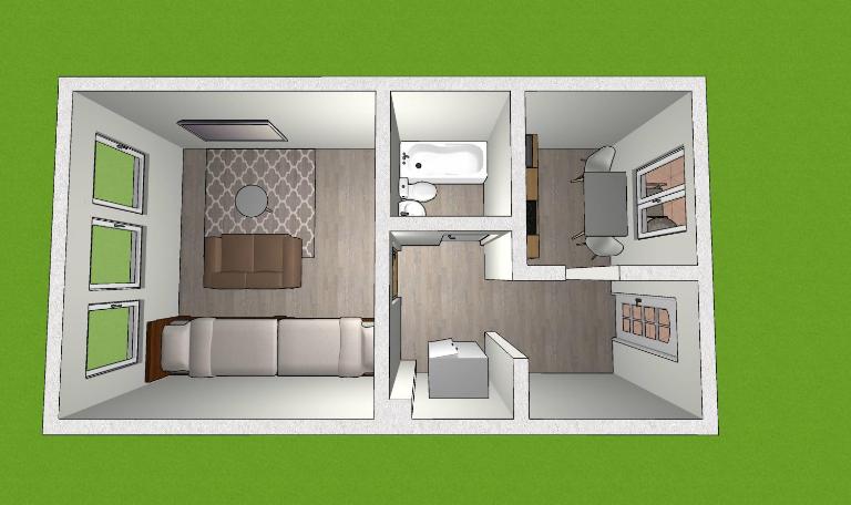 EMAS 1 Wohnung mit 2 Einzelbetten, Küche, WLAN, TV - B&B Krefeld