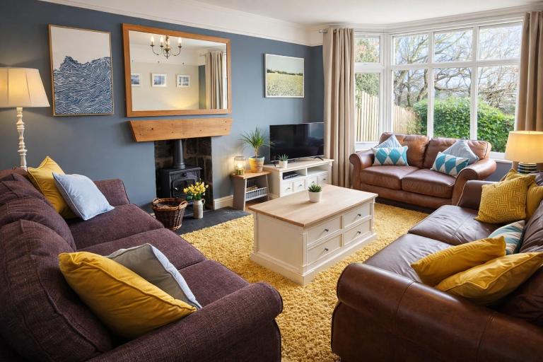 Tegfryn (Sleeps 8), 5*, Sea View, Borth y Gest - B&B Porthmadog