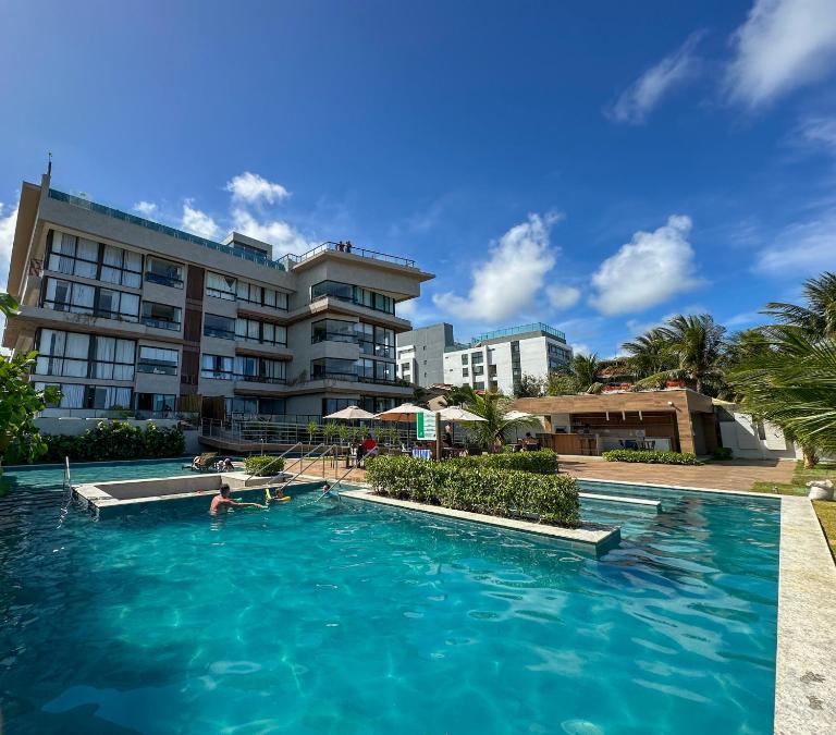Flat pé na areia na melhor localização de Porto de Galinhas - Chambres d'hôtes Porto de Galinhas