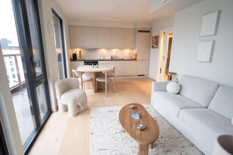 Moderne og stilig leilighet i Oslo - Chambres d'hôtes Oslo