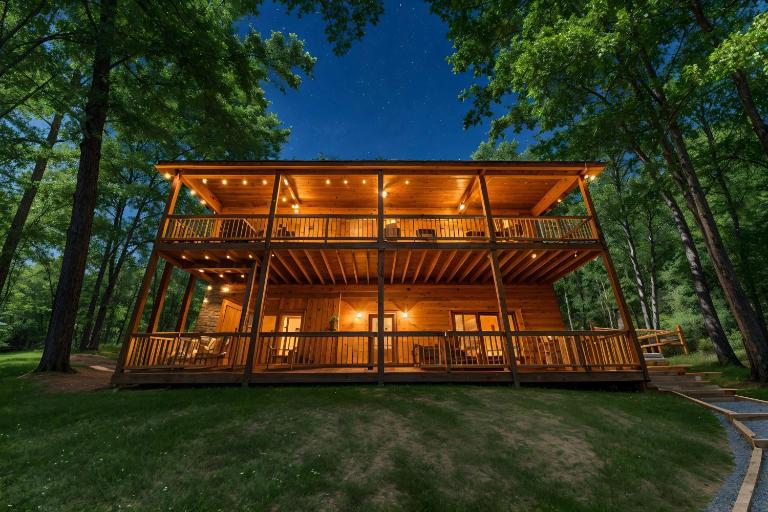 Hot Tub & Fire Pit: Secluded Blue Ridge Cabin! - B&B Blue Ridge