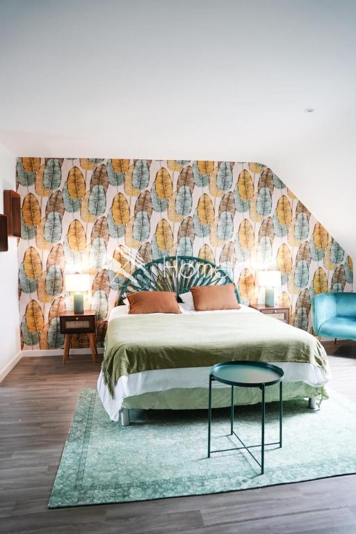 Jungle Room - Studio avec spa privé - B&B Quéven