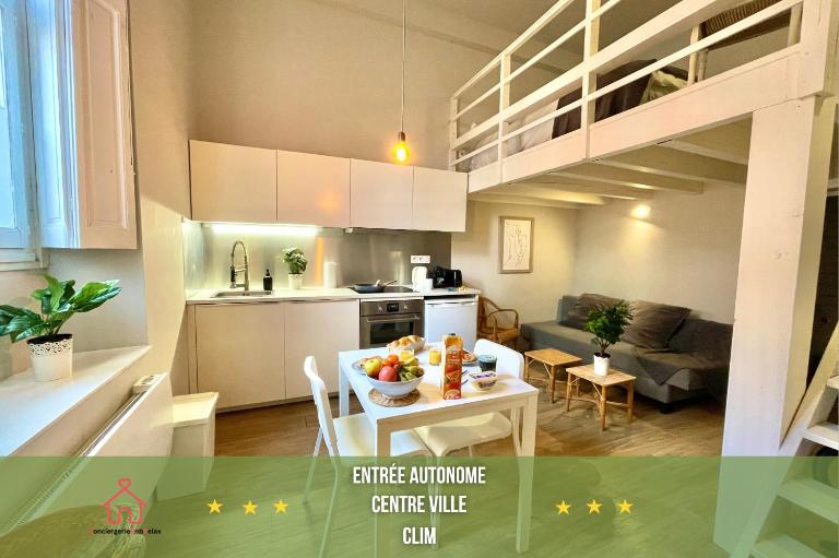" Loft Languedoc " Mezzanine - Carmes - Wi-Fi - Chambres d'hôtes Toulouse