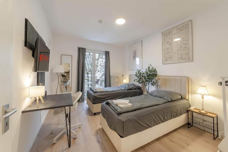 Zentral für 6 Nähe Messe & Hbf mit Balkon und WLAN - Ferienwohnung Essen
