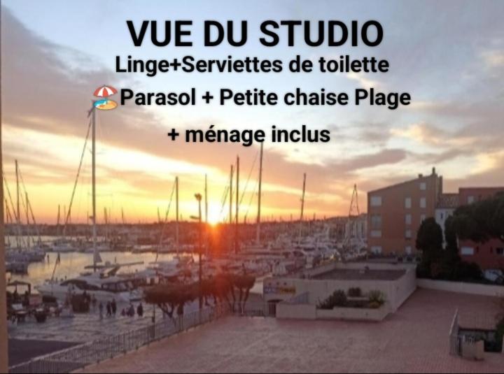 Emplacement idéal ! Studio vue port Plages à pied ! - Ferienwohnung Le Cap d'Agde