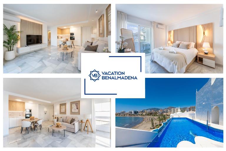 VB Madeira 1BDR with Rooftop Swimming pool - Ferienwohnung Benalmádena